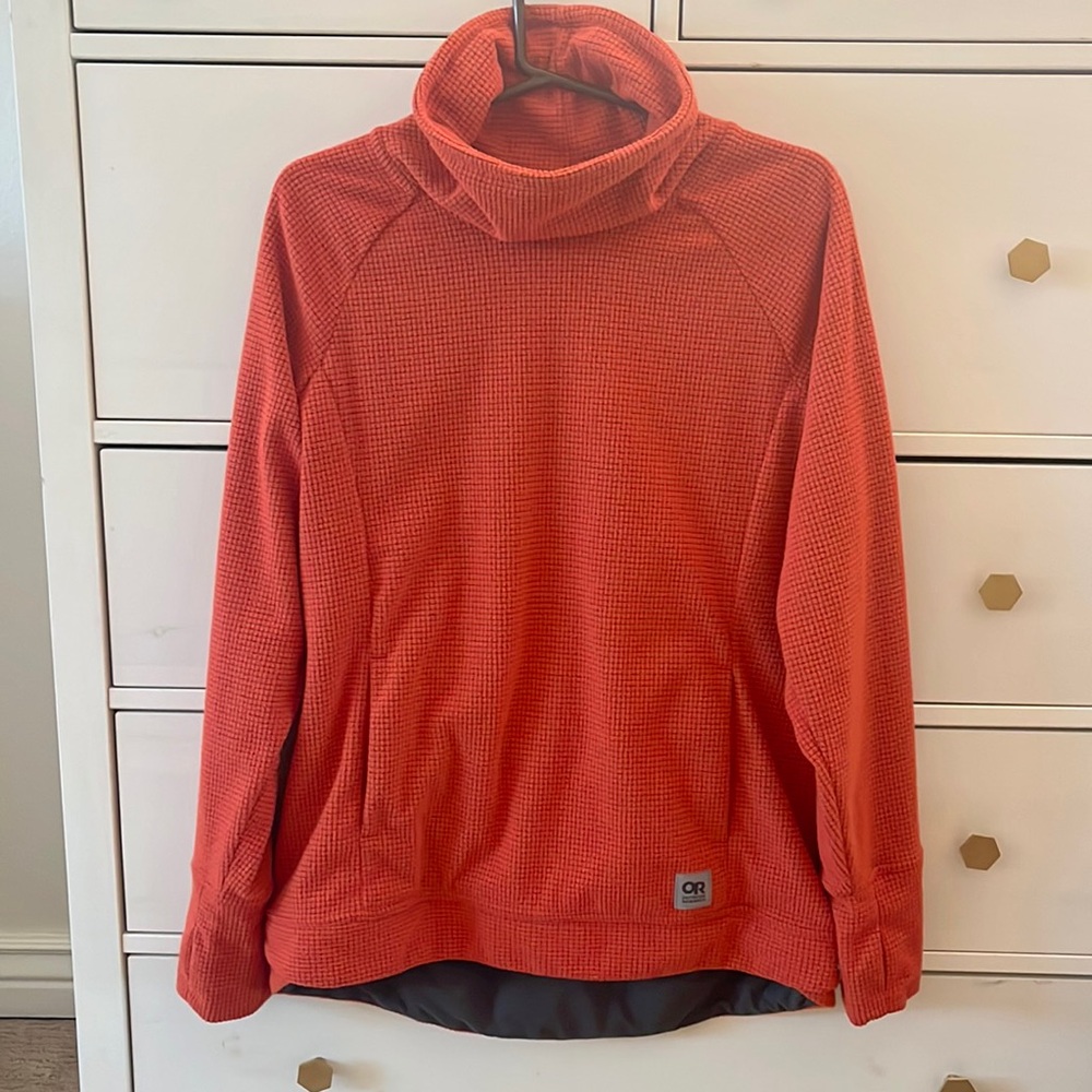 Outdoor research women’s trail cowl fleece pullover